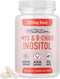 Myo-Inositol & D-Chiro Inositol Supplement for Hormone Balance, Ideal 40:1 Ratio, 120ct for Women
