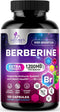 Berberine Supplement 1200mg, High Absorption, Heart Health & Immune Support, 120 Veggie Capsules