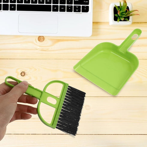 Healifty Cleaning 6 Sets Dustpan Hand Broom and Shovel - Small Broom Dustpan Set and Brush Set