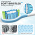 Toothbrush Replacement Heads for Philips Sonicare, 6 White and 6 Black