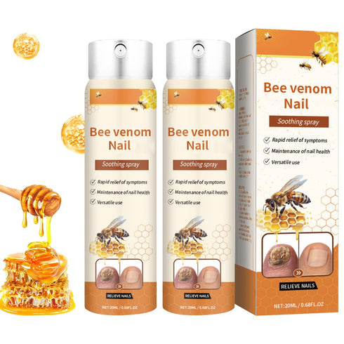 Plresen Bee Venom Nail Soothing Spray, Toe Nail Treatments for Damaged Nails, Nail