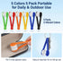 Happyupcity 5 Sun Glasses Eyeglass Microfiber Mini Eyeglasses Cleaner Spectacles Cleaner Soft Brush Cleaning Tool
