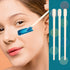 JANYUN 200 Pcs Wooden Eyebrow Waxing Sticks with Handle for Hair Removal - Face and Eyebrow