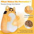 Pack SuzziPad Microwavable Heating Pad Cute Cat Plush Stuffed Animal for Menstrual Cramps & Period Comfort, Unscented