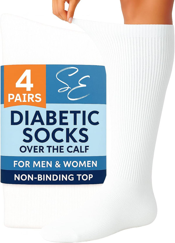 Special Essentials Diabetic Socks for Men & Women Non-Binding Over The Calf