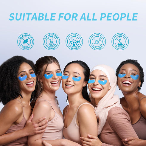 Under Eye Patches - 24 Pairs Retinol Collagen Eye Gel Pads for Puffy Eyes, Reduce Wrinkles and Eye Bags, Anti Aging