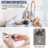 Manicure Pedicure Kit 5 Pieces Nail Clippers Set for Fingernails & Toenails with Vibrissac Scissor and Travel Case