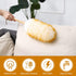 Lambs Wool Duster with Solid Bamboo Handle, 18.9 Inch Long Natural Feather Duster for Cleaning Ceiling Fans, Blinds,