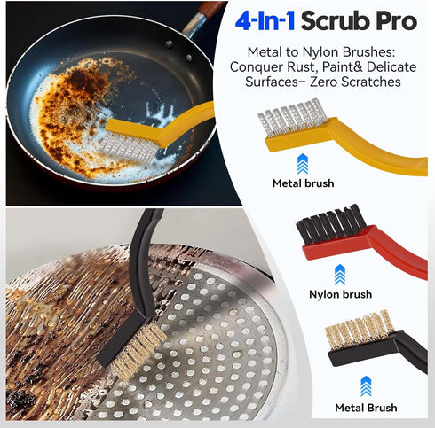 Mudocp Set, 14 Window Track Cleaner Tools PCS Window Groove Cleaning Brush Kit for Sliding Door, Sill, Tile Lines