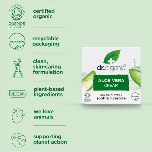 Organic Doctor Organic Aloe Vera Concentrated Cream, 1.7 fl. oz.