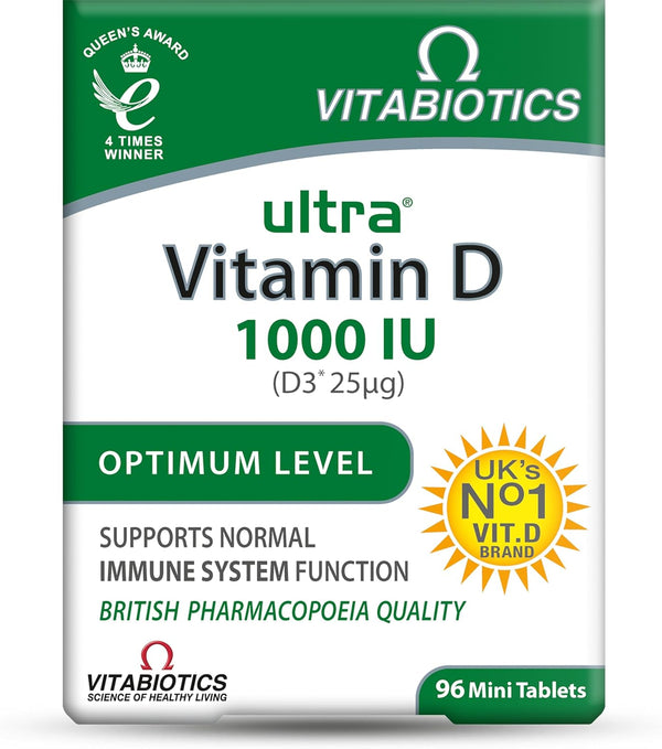 Vitabiotics Ultra Ultra by Vitabiotics Vitamin D Tablets x 96