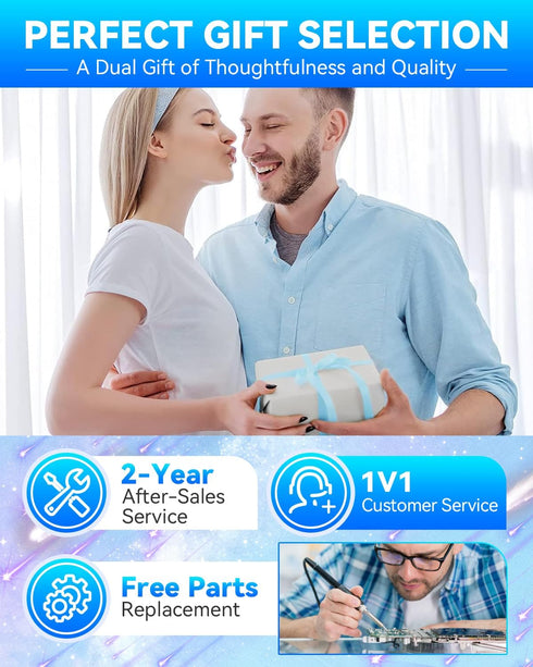 VCNFPRO 2025 Cleaner50KHz MotorTop1 99% Upgraded Ultrasonic Contact Lens Germany Super Intelligent Chip-Smart