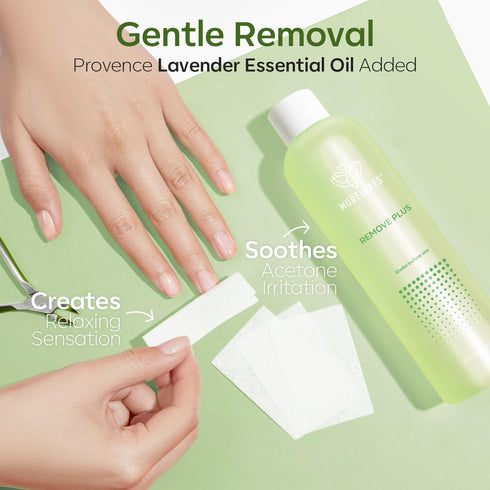 Modelones Acetone Nail Polish Remover, Professional Gel Polish Remover, Nail Glue Remover with Jojoba Oil for Nail
