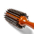 Ion Golden Wood Boar Bristle Round Brush, Large, for Salon Blowout