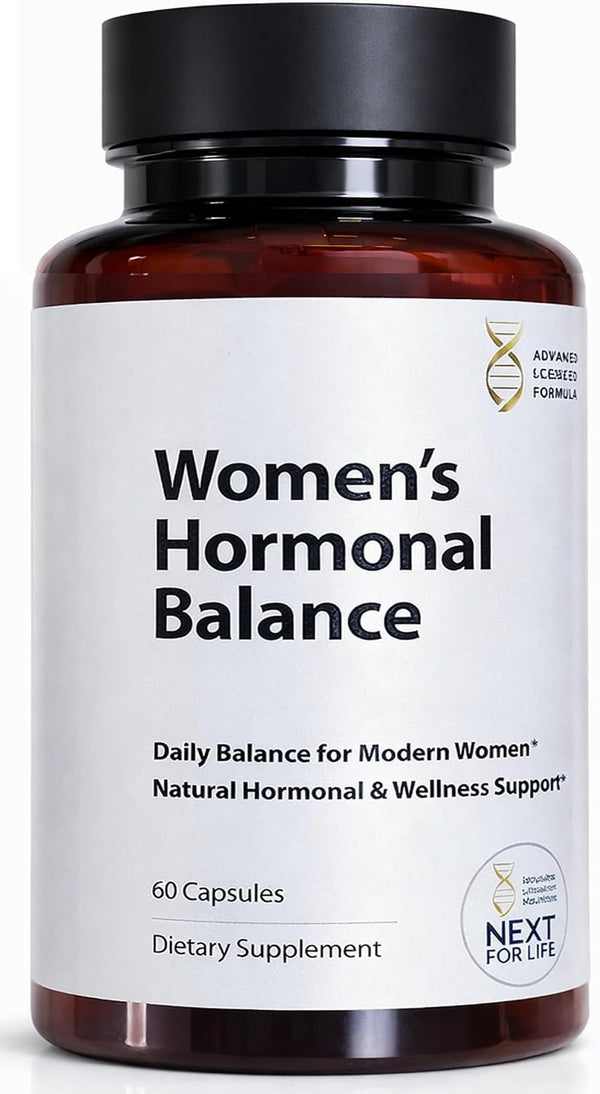 Next For Life Womens Hormonal Balance Supplement Menopause & PMS Support Mood, Energy & Cycle