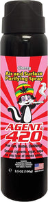 Agent 420 Odor Destroying Spray, 3.5 oz, Eliminating Pot Smoke, Cigarette Odors, Freshen Up The "Crib!” (Cherry)