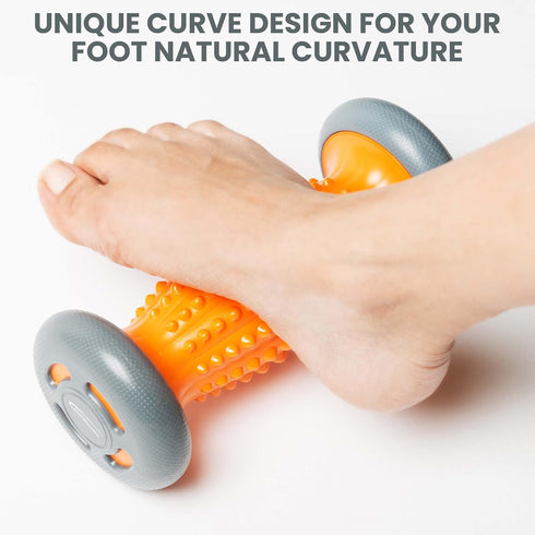 NATURAL CHEMISTREE Set Foot Massage Roller Spikey Ball - for Plantar Fasciitis Relief, Acupressure Trigger Point