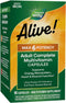 Nature's Way Alive! Max6 Potency Adult Complete Multivitamin, with Iron, Vitamins A,