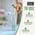 Pack 8oz 16oz All Purpose Cleaner Starter Plant-Based, Fragrance Free, Empty Refillable, Cleaning Kit with Concentrate
