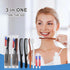 30 pcs Disposable Toothbrushes with 10g Toothpaste and 7inch Black Comb, Individually Wrapped for Hotel, Airbnb,