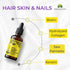 Liquid Collagen Supplements for Women, 2 fl oz, 10000 mcg Collagen, 5000 mcg Biotin, Keratin & Saw Palmetto