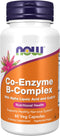 NOW Foods Co-Enzyme B Complex with Alpha Lipoic Acid and CoQ10, 60 Veg Capsules, Nutritional Health