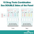 Easy@Home Multi-Drug Screen Test - 5 Pack Urine Drug Tests Kit, Testing BZO/COC/THC/MET/MOR/OXY/BAR/BUP/MTD/TCA,