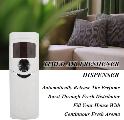 Air Fresher Dispenser, Electric Aroma Dispenser, Desktop 4 Time Settings Wall Mounted for Office Bedroom Home Livingroom