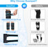 Shin Splint Ice Packs for Injuries, Reusable Gel Cold Compression Sleeve (Pack of 2)