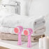 Face Brush 2 in 1 - Facial Cleansing Exfoliating Brush with Soft Bristles for Deep Cleansing, Ice Flower Pink