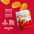 Power Crunch Protein CRISPS - Hot & Spicy Potato Style Protein Chip, 10g Protein, Pack of 6