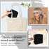 Nylon Mini Makeup Bag for Purse, Preppy Small Black Zipper Pouch, Waterproof Travel Coin Pouch for Women (Black)