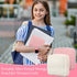 JIEYAO 2Pcs Corduroy Sanitary Napkin Storage Bag, Portable Period Bag for Women, Cute Period Pouch Soft Menstrual Cup