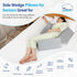 Positioning3in1 40 Set Foam Wedge Degree Wedge Pillow for After Surgery,Wedges for Bed Positioning,Positioning Pillow