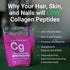 Essential Elements Hydrolyzed Collagen Peptides Powder - Joint, Skin, Hair, Nail Support, 41 Servings, Non-GMO