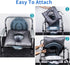 MINIVON Commode Commode Commode 17" 17" Bedside Cushion, Universal Fit, Seat Cushion for Elderly, Soft Seat Pad Cover