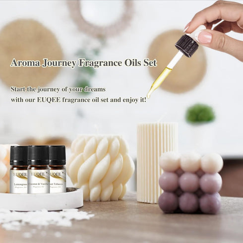 12PCS Fragrance Oils Gift Set - Premium Aroma Journey Aromatherapy Oils for Women, Diffuser, Soap Candle Making - 5ml