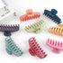 Large Hair Claw Clips for Women, Big Matte Colorful Banana Hair Clips, Aesthetic Preppy Stuff for Thick Curly Hair (8