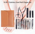 Professional 16 in 1 Manicure Pedicure Set - Stainless Steel Nail Clipper Tools with Portable Leather Case, Gift for