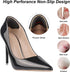 Heel Pads for Shoes That are Too Big, 4 Pairs Foamed Cotton Heel Cushions for Pain Relief & Tighter Fit