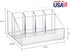 STORi Chloe Clear Plastic Stackable Vanity Makeup Organizer, 6-Compartment Holder for Cosmetics and Beauty Supplies