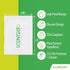 Scent2Go Toilet Fragrance Powder, Slim Travel Size Packet, Plant Based Formula, Lemon + Mint, 40 Single Use Packets