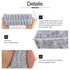 WHAVEL 6PCS Spa Headband & Wristband Set - Face Wash Headband & Makeup Skincare Headbands for Washing Face