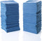 Simpli-Magic Premium Shop Towels 14”x12”, Commercial Grade Blue, 50 Pack