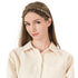 Messy Wide 2 Strands Synthetic Hair Braided Headband for Women Girls (Dark Ash Blonde)