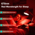 Verbeeck 670nm Bulb,6 Pack 9W E26 A19 Bulb,Dimmable,Melatonin Red Light Red Light Sleep Therapy Promoting,Healthy Sleep