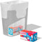 Small Garbage Bags, Clear Trash Can Liners for Bathroom, Bedroom, Office, 4 Gallon, Pack of 3