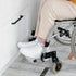 2 Pcs Sturdy Wheelchair Footrests Elevating Leg Rests Heavy Duty Footplates Replacement Accessories for Elderly Patient