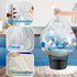 4-6 Gallon Trash Bags, 300 Count Bulk, Clear Plastic Recycling Bags for Business, Home, Bathroom, Kitchen