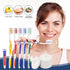 50 Set Disposable Toothbrushes with Toothpaste and Soap, Individually Wrapped, 50 pcs Toothbrushes, 5 Colors